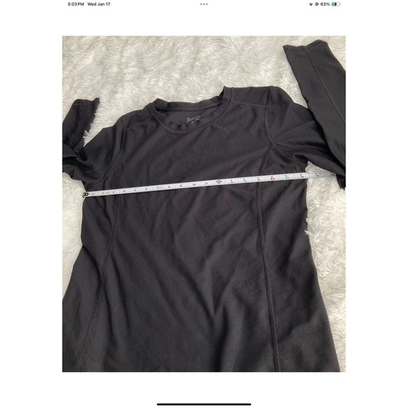 Duluth Trading Co Men's Buck Naked Performance Base Layer Shirt Black Sz Med - Picture 7 of 8